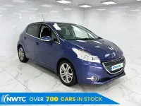 Used Peugeot 208 Allure 68 HP (50 kW) 2012 Blue Hatchback