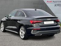 Used Audi A3 S-Line 150 HP (110 kW) 2023 Black Sedan