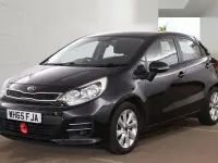 Used Kia Rio 89 HP (65 kW) 2016 Black Hatchback