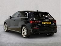 Used Audi A3 S-Line 150 HP (110 kW) 2022 Black Sedan