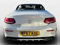 Used Mercedes C200 AMG line 184 HP (135 kW) 2017 White Cabriolet