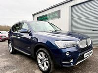 Used BMW X3 xLine 190 HP (139 kW) 2016 Blue SUV