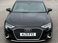 Used Audi A3 Sportback Sport 2022 Black Hatchback