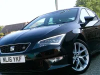 Used Seat Leon FR 150 HP (110 kW) 2016 Black Hatchback