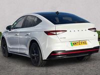 Used Skoda Enyaq iV vRS 219 kW (299 HP) 2022 Moon white metallic SUV