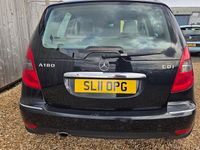 Used Mercedes A180 Avantgarde 109 HP (80 kW) 2011 Black Hatchback