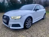 Used Audi A3 Sportback Black Edition 116 HP (85 kW) 2017 White Hatchback