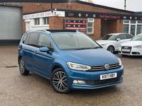 Used VW Touran SEL 150 HP (110 kW) 2017 Blue MPV