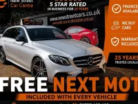 Used Mercedes E220 AMG line 2018 Silver Estate