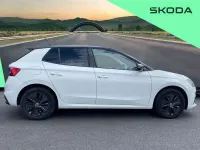 Used Skoda Fabia Colour Edition 95 HP (69 kW) 2023 Candy white body / black magic pearl effect roof Hatchback