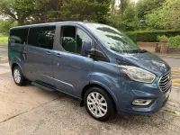Used Ford Tourneo Custom Titanium 130 HP (95 kW) 2022 Blue Van