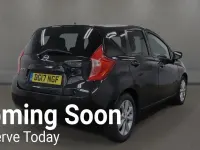 Used Nissan Note Acenta Premium 98 HP (72 kW) 2017 Black Hatchback