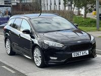 Used Ford Focus ST-Line 120 HP (88 kW) 2017 Black Estate