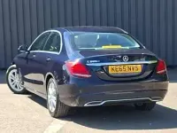 Used Mercedes C220 170 HP (125 kW) 2016 Blue Sedan