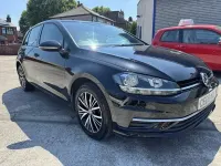Used VW Golf VII SE 110 HP (80 kW) 2018 Black Hatchback