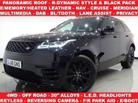 Used Land Rover Range Rover Velar R-Dynamic 240 HP (176 kW) 2018 Black SUV