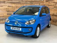 Used VW up! high up! 75 HP (55 kW) 2014 Blue Hatchback