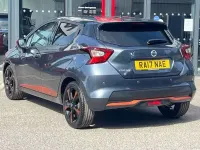 Usado Nissan Micra Tekna 90 HP (66 kW) 2017 Cinzento Citadino