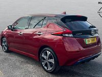 Used Nissan Leaf N-Connecta 110 kW (150 HP) 2021 Red Hatchback