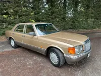 Used Mercedes S500 SE 1986 Gold Sedan