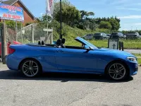 Used BMW 218 M Sport 134 HP (98 kW) 2017 Blue Cabriolet