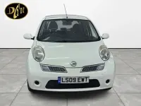Begagnad Nissan Micra Acenta 79 HK (58 kW) 2009 Vit Halvkombi