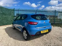 Usado Renault Clio IV Dynamique 2014 Azul Citadino