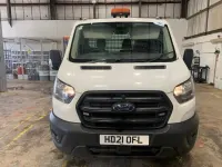 Used Ford Transit 130 HP (95 kW) 2021 White Cabriolet