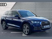 Used Audi Q5 S-Line 190 HP (139 kW) 2017 Blue SUV