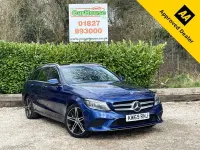 Used Mercedes C200 Premium Plus 2020 Blue Estate