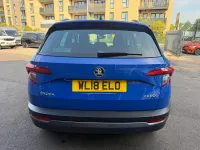 Used Skoda Karoq SE Technology 116 HP (85 kW) 2018 Blue SUV