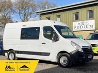 Used Vauxhall Movano 130 HP (95 kW) 2018 White MPV