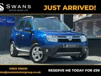 Used Dacia Duster Lauréate 110 HP (80 kW) 2014 Blue SUV
