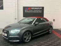 Used Audi A3 Cabriolet S-Line 2018 Grey Cabriolet