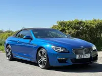 Used BMW 650 Cabriolet M Sport 450 HP (330 kW) 2017 Blue Cabriolet