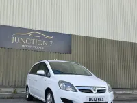 Used Vauxhall Zafira 115 HP (84 kW) 2012 White MPV