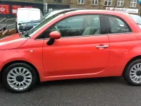 Used Fiat 500 Lounge 105 HP (77 kW) 2015 Pink Hatchback