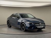 Used Mercedes A250 AMG line 218 HP (160 kW) 2022 Denim blue Sedan