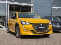 Used Peugeot e-208 Allure Premium 98 kW (134 HP) 2022 Yellow Hatchback