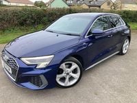 Used Audi A3 Sportback S-Line 150 HP (110 kW) 2021 Blue Hatchback