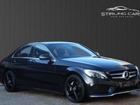 Used Mercedes C200 AMG line 136 HP (100 kW) 2018 Black Sedan