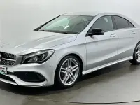 Used Mercedes CLA220 AMG line 177 HP (130 kW) 2017 Silver Coupe