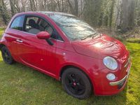 Used Fiat 500 Lounge 85 HP (62 kW) 2010 Red Hatchback