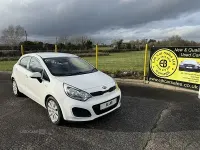 Used Kia Rio 84 HP (61 kW) 2014 White Hatchback