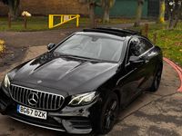 Used Mercedes E220 AMG Line Premium 2017 Black Coupe