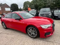 Used Audi A6 Black Edition 2021 Red Sedan