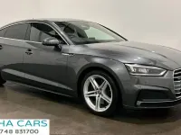 Used Audi A5 Sportback S-Line 252 HP (185 kW) 2018 Grey Hatchback