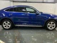 Used Mercedes GLC220 Premium 170 HP (125 kW) 2019 Blue Coupe