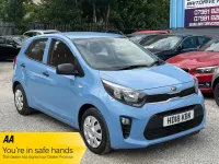 Used Kia Picanto 66 HP (48 kW) 2018 Blue Hatchback