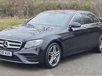 Used Mercedes E350 AMG line 2018 Black Sedan